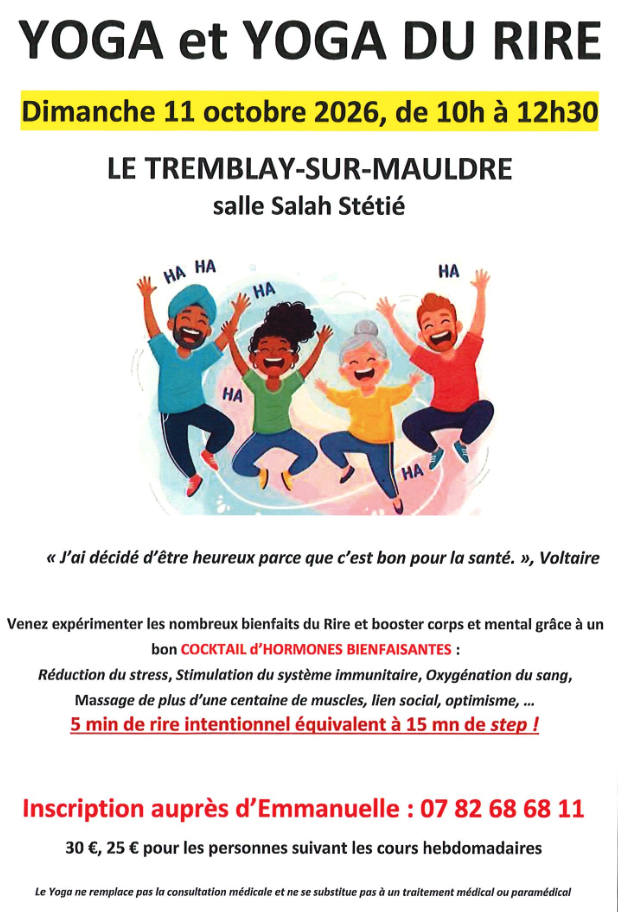 yoga rire